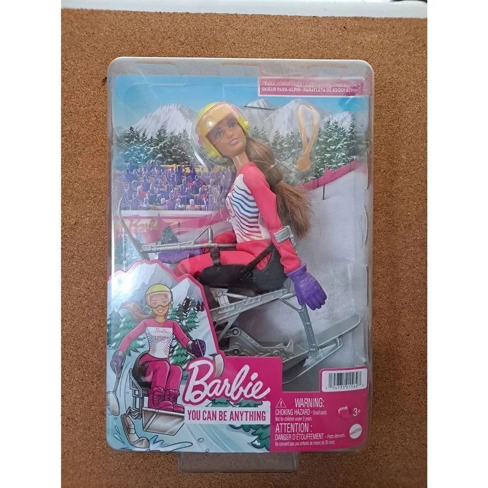 Mattel Barbie Para Alpine Skier You Can Be Anything Ages 3+